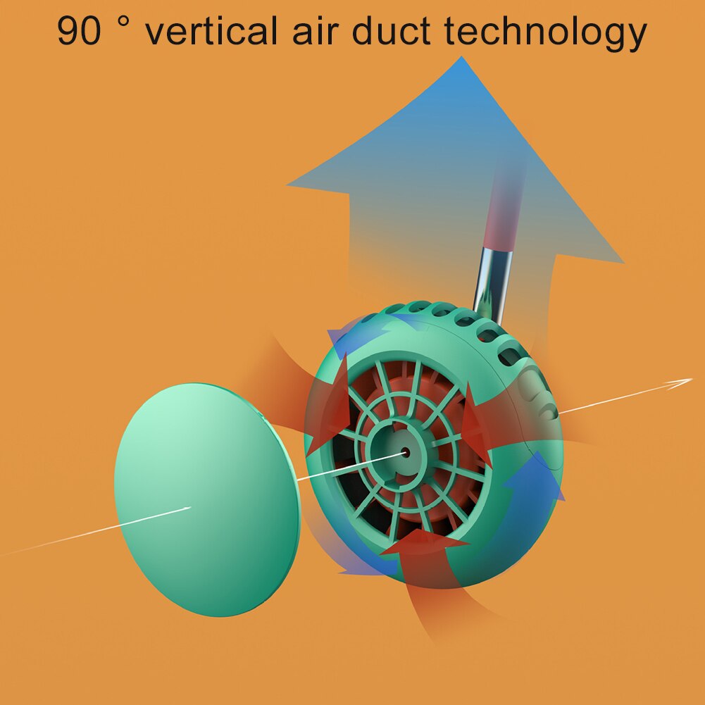 Scented Mini Vouwen Handsfree Wearable Nekband Usb Koelventilator Zomer Koeler Mini Vouwen Handen Gratis Fan Usb Cooling Fan fan