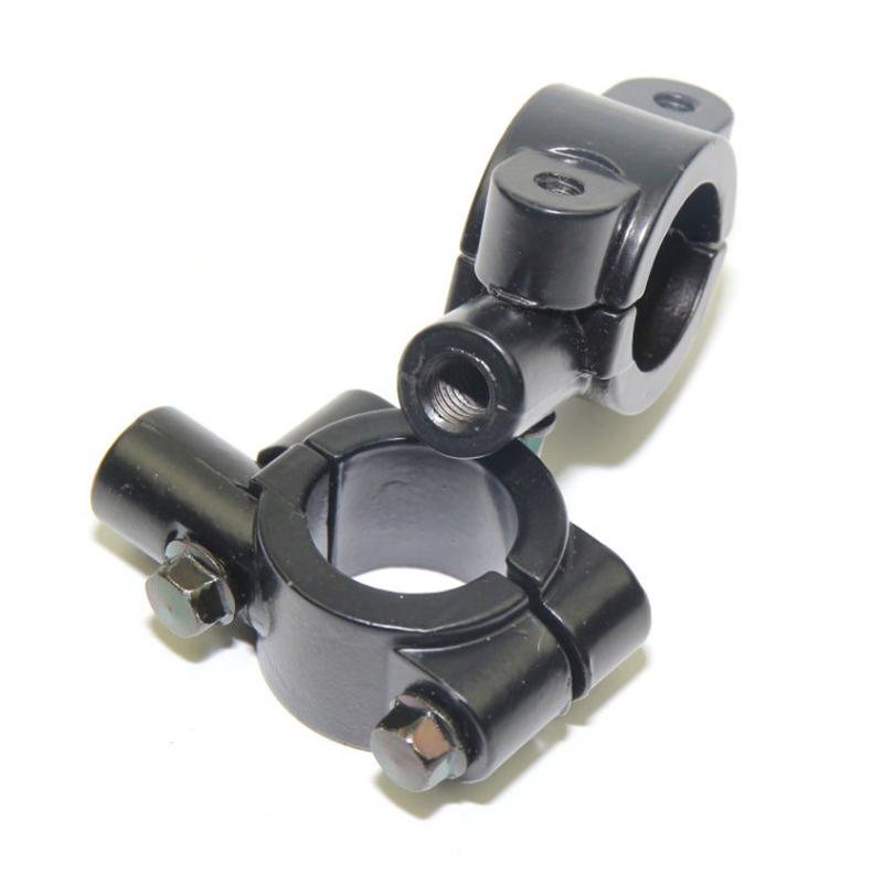 Motorrad Rückansicht Lenker Halfter Adapter Klemm sockel 8mm schwarz Aluminium Universal- Motorrad Werkzeug