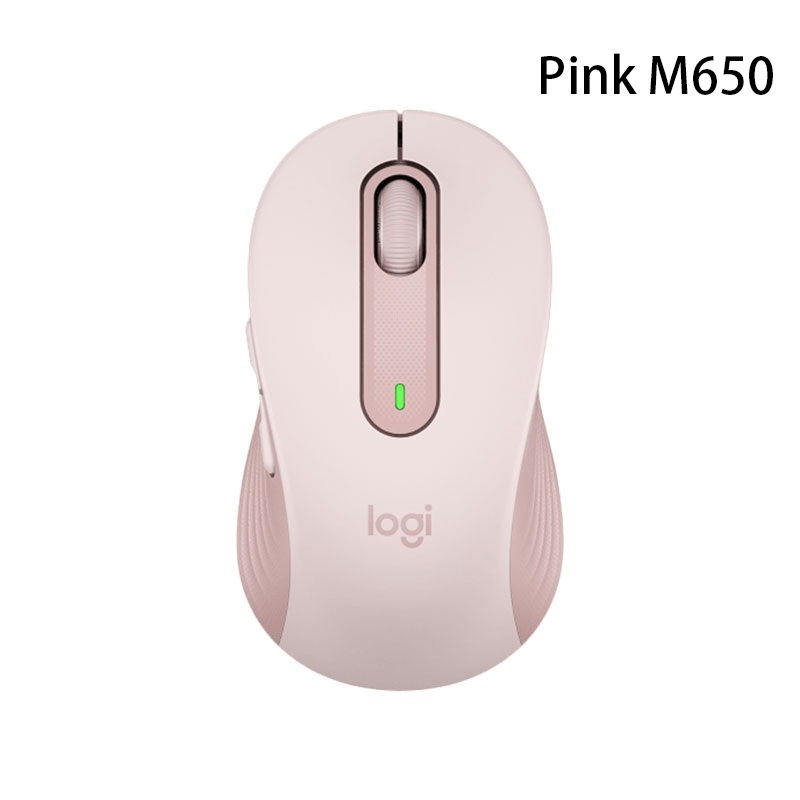 Logitech – souris optique intelligente M650 M650L, 400 DPI, sans fil, avec technologie de capteur, avec molette de défilement: Pink M650