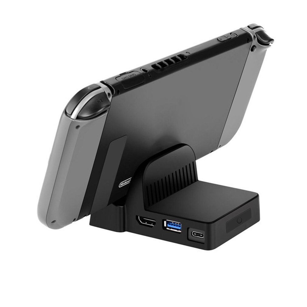 HDMI Charging Dock Station Bracket HDMI Video Conversion Charging Charger Base for Nintend Switch Host