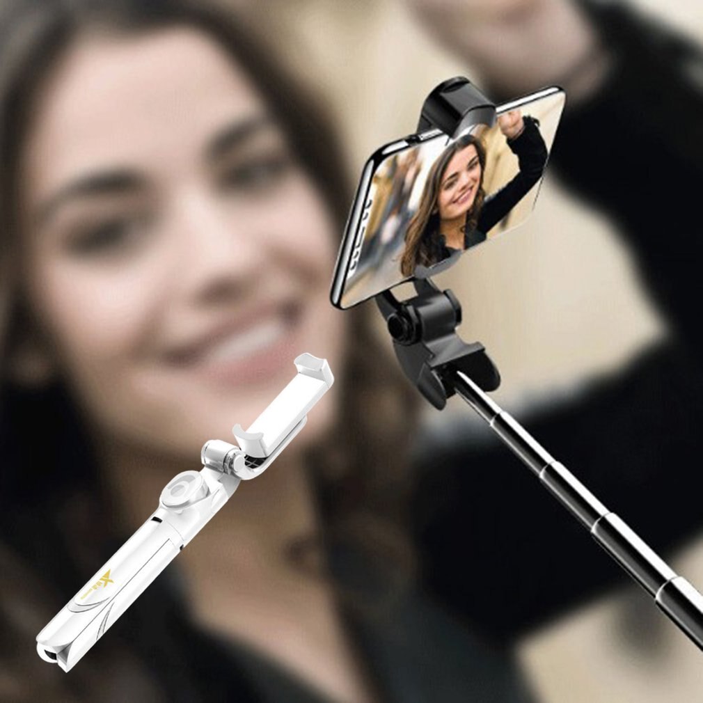 Xt09 Selfie Stok Mobiele Telefoon Statief Afstandsbediening Live-uitzending Anker Beugel Draagbare Statief Selfie Stok