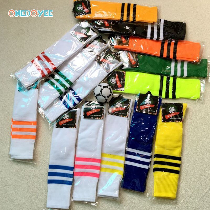 Onedoyee Sports Men Women Kids Football Socks Outdoor Running Soccer Socks Breathable Children Boys Stockings Socks Knee High