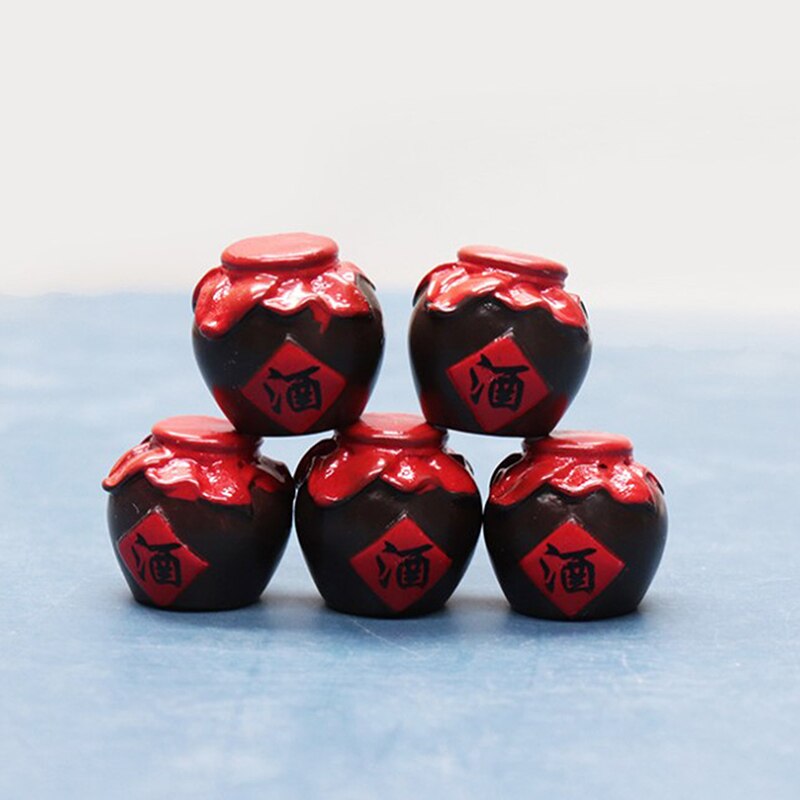 Pastoralen stil Mikro Landschaft Zubehör Wein Schüssel Krug Heuhaufen Wohnkultur