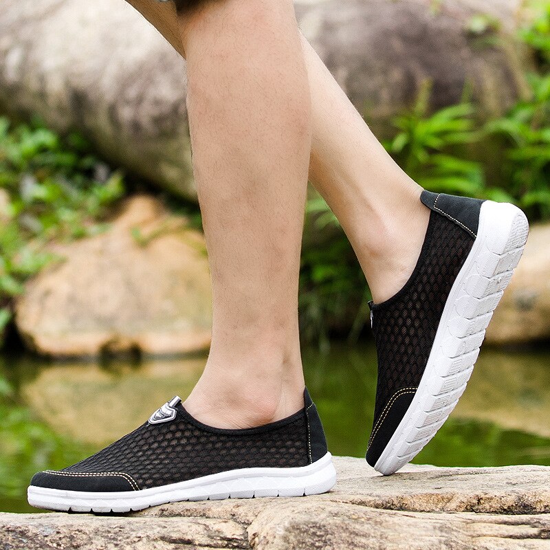 Męskie buty do wody szybkie suche buty do wody letnie oddychające sandały Outdoor antypoślizgowy buty wędkarskie na wakacje nad morzem