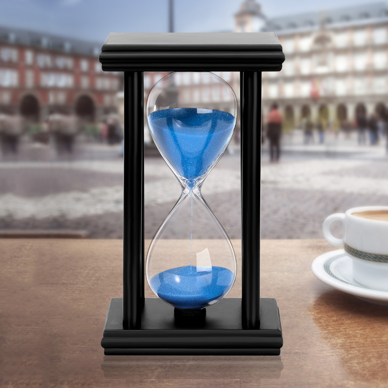 Piękny zestaw klepsydry 15/30 minut opcja, Dom klepsydra ozdoby dla dzieci praca domowa/hotel/kawiarnia/restauracja za pomocą: niebieski / 15min