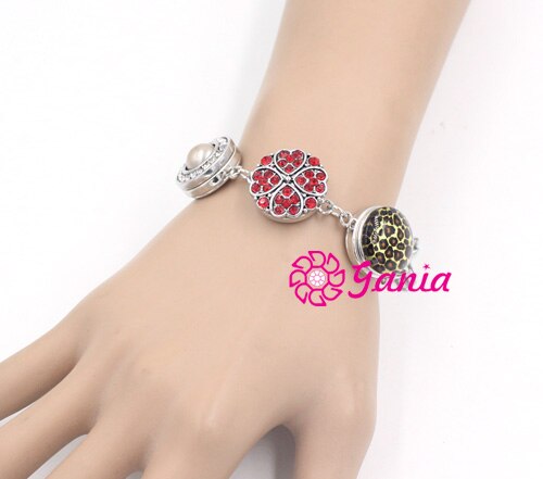 1PC Nuovo Chunky 18mm button Monili Del Braccialetto, FAI DA TE Intercambiabili 3 Tre Braccialetti FAI DA TE per le donne A Scatto Gioielli Pulsera