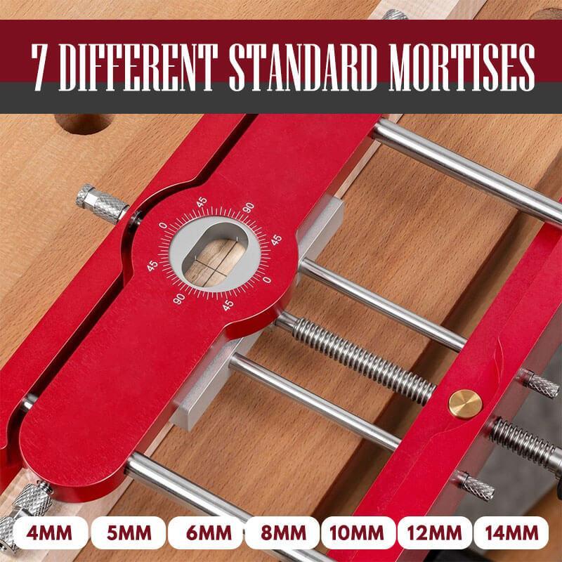 Precision Mortising 2 in 1 Punch Locator Jig Loose Tenon Joinery Jig Doweling Jig Connector Fastener Woodworking Tools