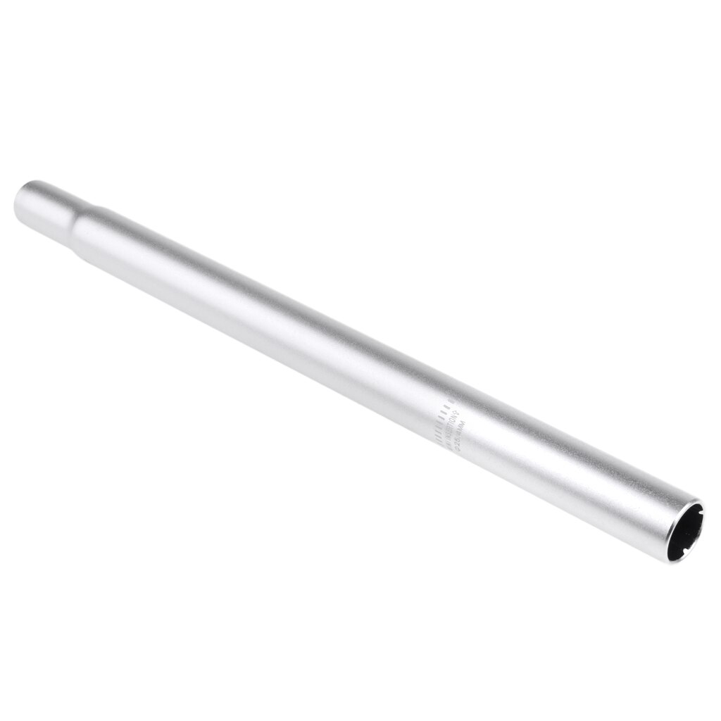 300/350/400/450mm Aluminum Alloy Bike Seat Post Replacement Bicycle Seatpost Saddle Seat Tube Extender Fixing Gear Accessories: Silvery    40cm