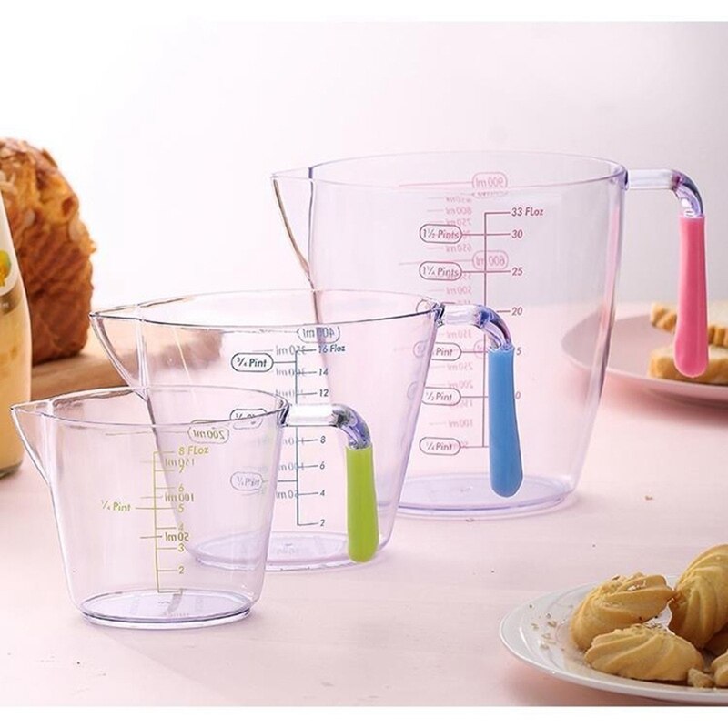 Plastic Measuring Cup,Digital Cake Measurements Jug For Baking Cooking Measurements Measuring Jugs