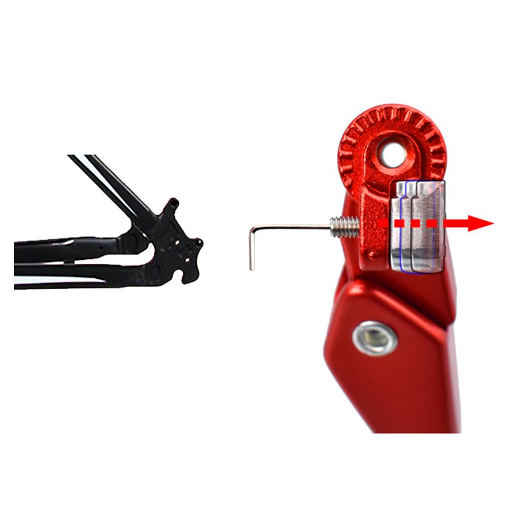 Säädettävä pyörän teline parkkiteline mtb pyörän jalkateline polkupyörän teline pysäköintiteline maastopyörän tarvikkeet