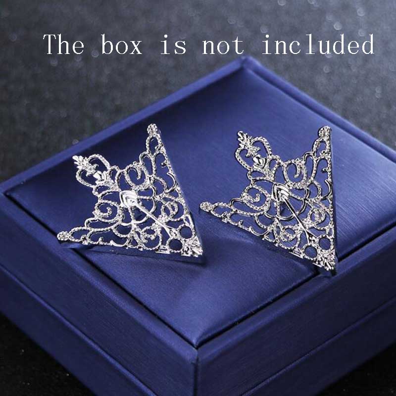 Broche de Metal para hombre, alfileres de cuello de solapa, broches de para traje, Pin de cuello de camisa, puntas de vestido, decoración de banquete de ceremonia de negocios: Color dorado
