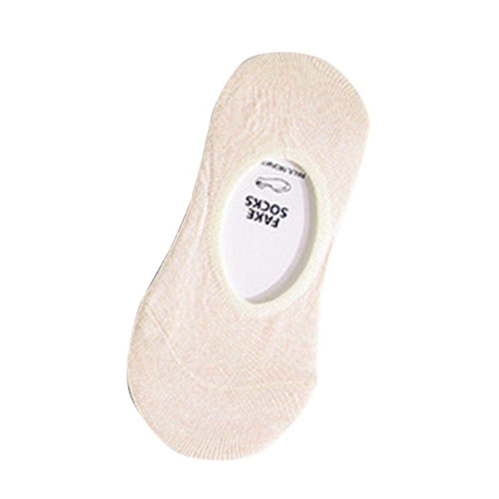 Jedna Para Damskie Skarpety Invisible iShine - Bawełna Antypoślizgowe - Niskie Wycięcie Casual & Sport