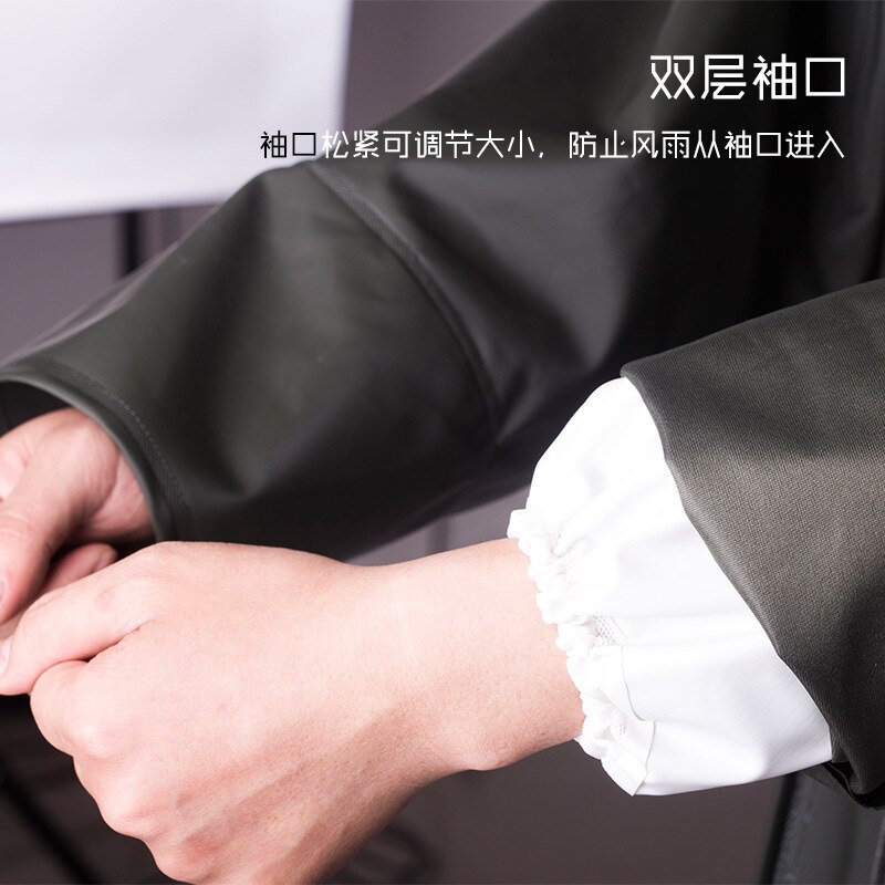 Adults Raincoat Waterproof Hooded Portable Long Raincoat Reusable Protective Suit Lightweight Chubasqueros Raincoats BG50RG