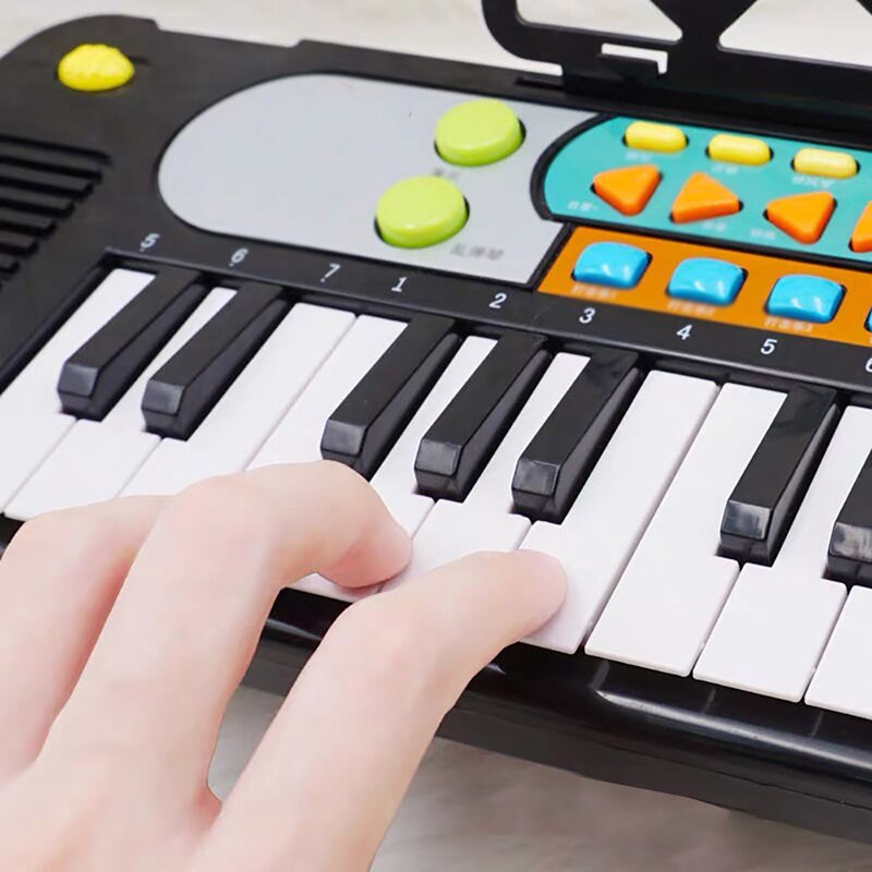 Kids Playing Educational Electronic Piano Baby Toys Children Keyboard Boys Girls Fingers Music 25 Keys Cute