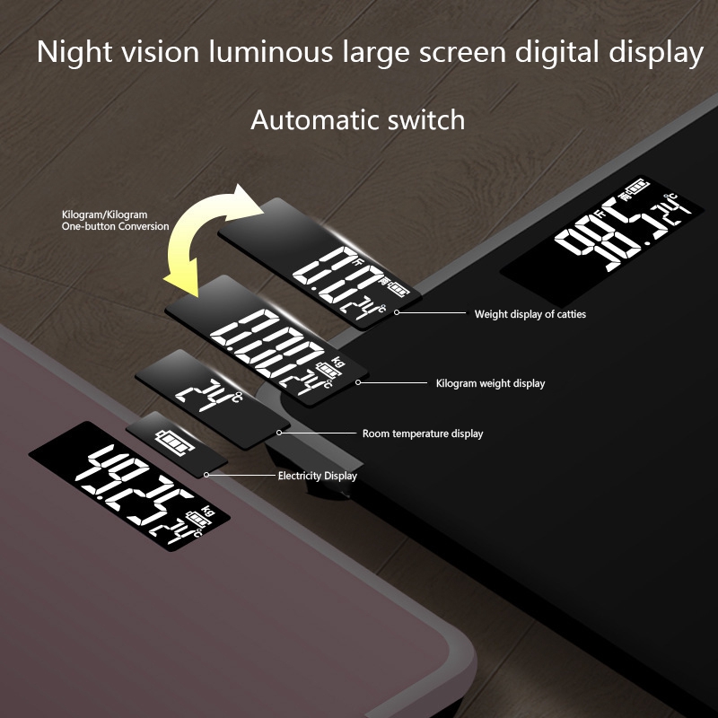 Digital Body Axunge Electronic Scale LCD Display Human Health Management Called Smart Balance Electronic Scale
