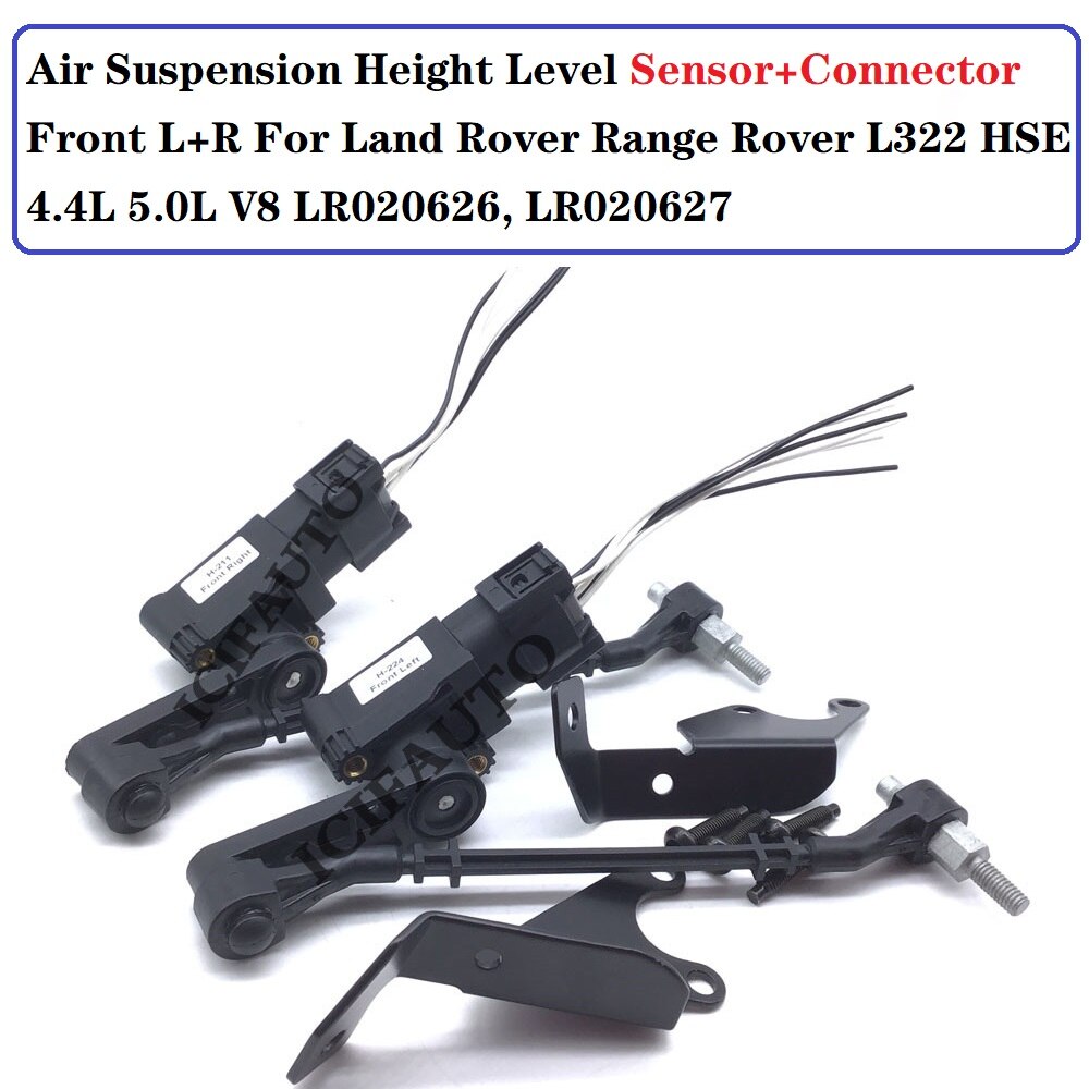 Neue Luftfederung Höhe Level Sensor Stecker Front L + R Für Land Rover Range Rover L322 HSE 4,4 L 5,0 L V8 LR020626, LR020627: Black