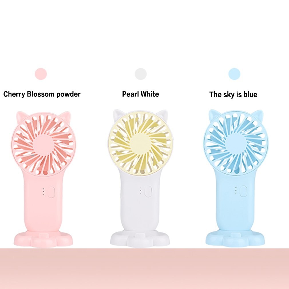 Summer Cooler Mini Handheld Fan USB Charging Personal Desk Fans Rechargeable Portable Office Outdoor Travel Energy Source