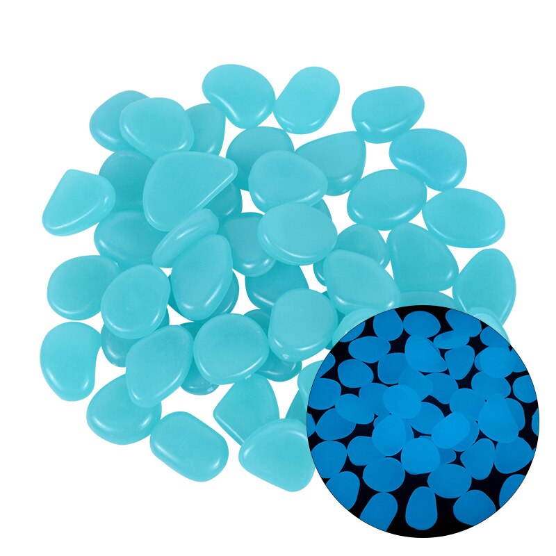 25/50pcs Luminous Stone Glow In The Dark Garden Pebbles Glow Stones Rocks for Walkways Path Patio Lawn Yard Fish Tank Decoration: 25pcs / B06