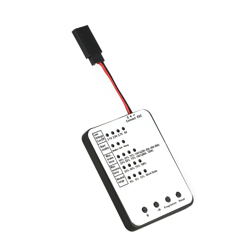 Programming Card Automotive LED Programming Card For RC Car ESC Electronic Speed Controller Remote Control Accessory