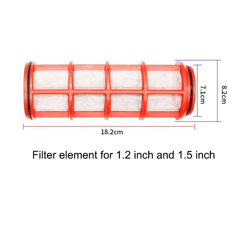 Tuin Watering Metalen Net Filter Screen Spuit 3/4/1/1.2/1.5/2 Inch 120 Mesh Tuinieren Druppelirrigatie Filters Fontein Gereedschap: Filter element 2