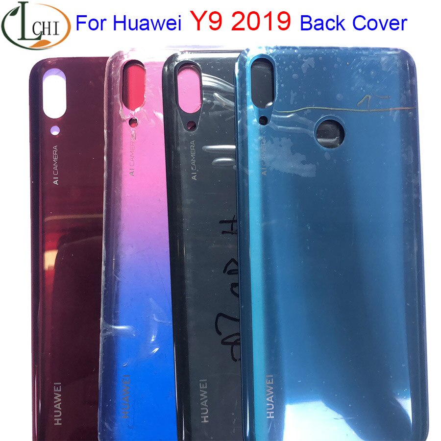 Back Cover Voor Huawei Y9 Batterij Back Cover Achterdeur Behuizing Case Vervangen Y9 Batterij Cover Jkm LX1 LX2 LX3