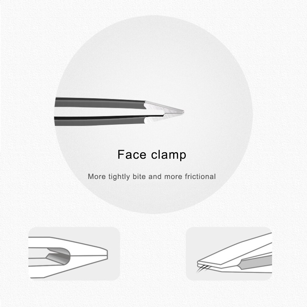 3Ppcs/Set Professionele Wenkbrauw Pincet Rvs Punt Tip/Slant Tip/Flat Tip Ontharing Makeup tool Kit TSLM1