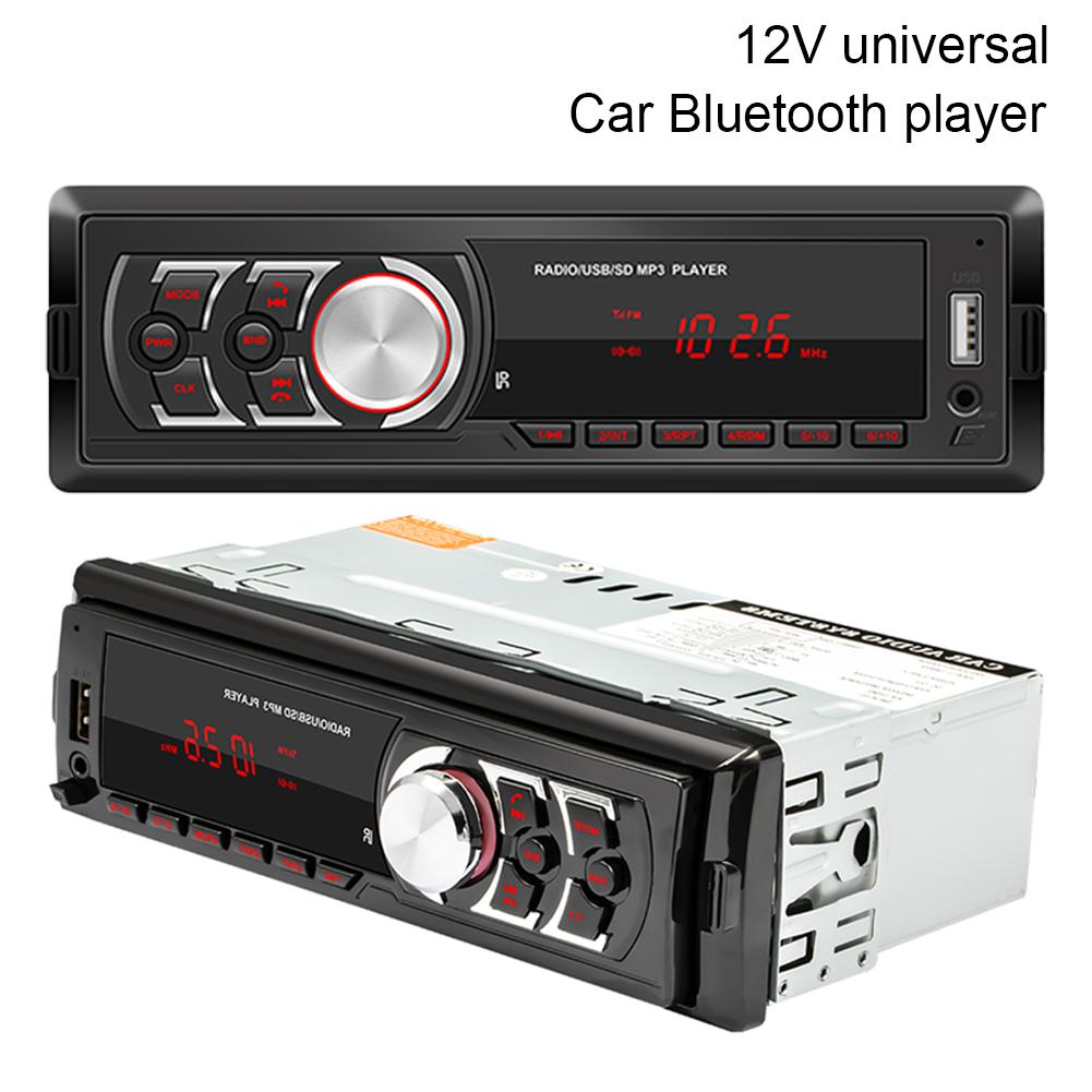 1781E Autoradio Bluetooth Autoradio Aux Ingang Ontvanger 12V Stereo MP3 Speler Auto Radio Lcd-scherm Auto MP3 Speler