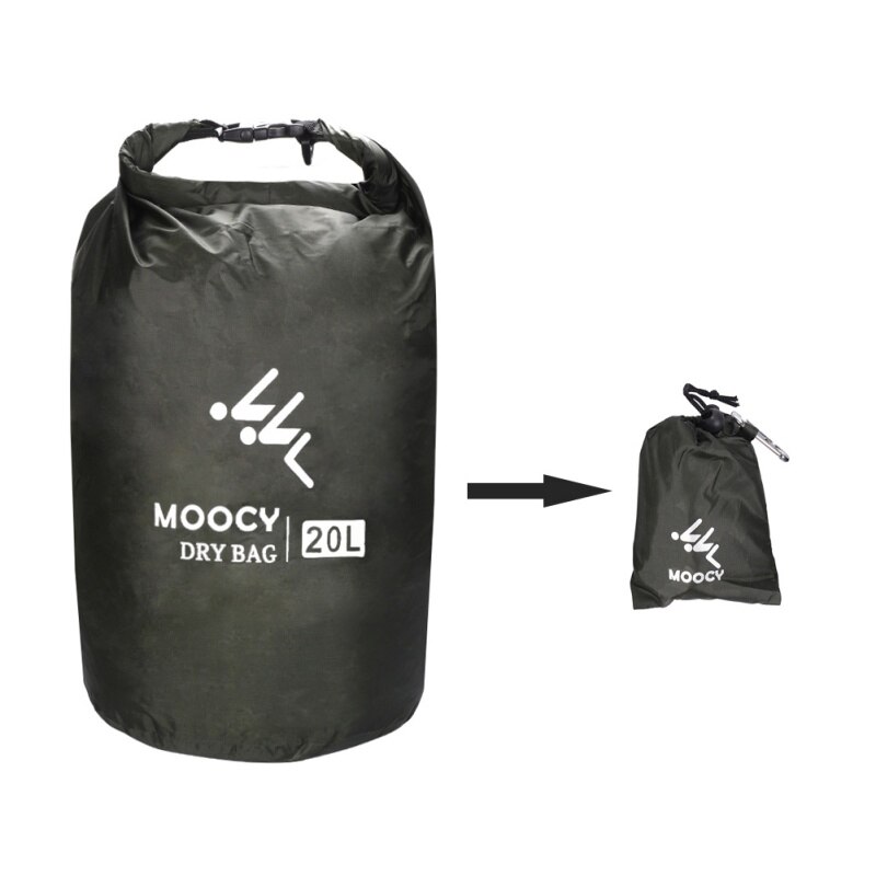 5L/20L/50L Waterproof Dry Bag Roll Top Sack Rafting Boating Swimming Organizer Beach Storage Bag Outdoor Kayak Drifting Bag