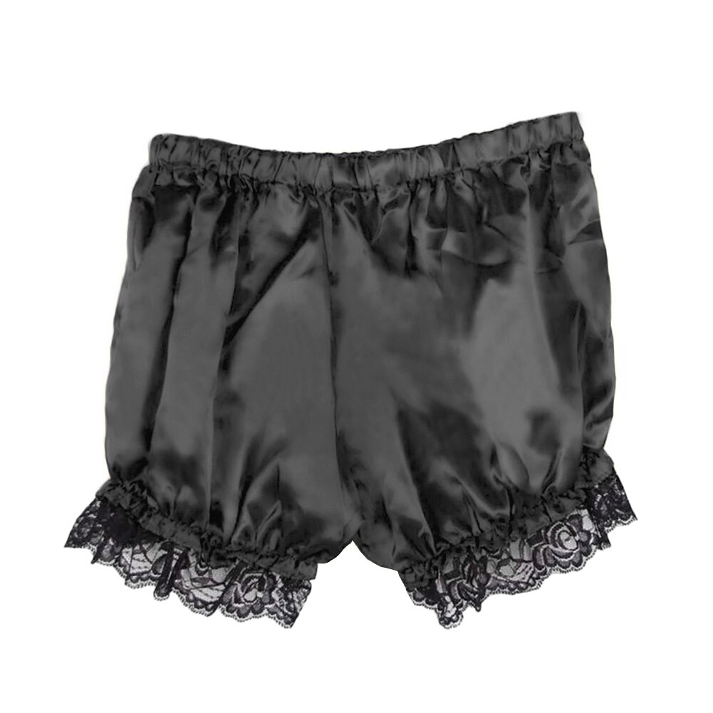 Kvinder piger sikkerheds shorts lolita cosplay blonder græskar blomstrer kort under bukser  ac889: Sort