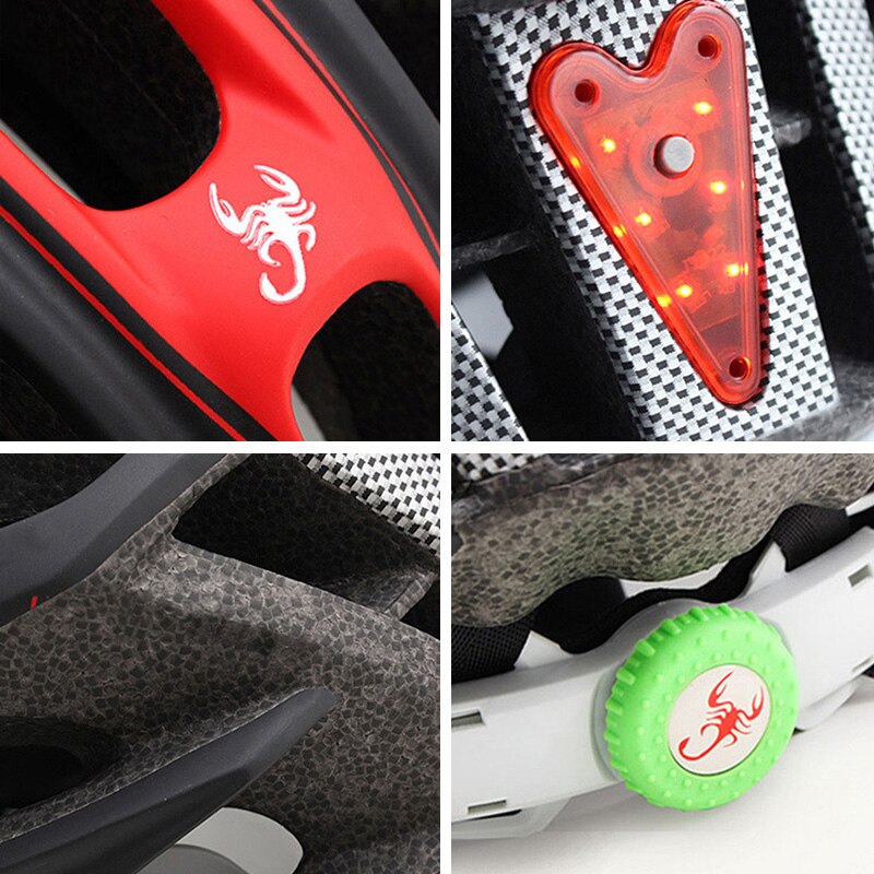 36 luftåbninger cykelhjelm med led lys mtb vejcykel sikkerhedshjelme mænd kvinder capaceta da bicicleta cascos bicicleta  rr7040