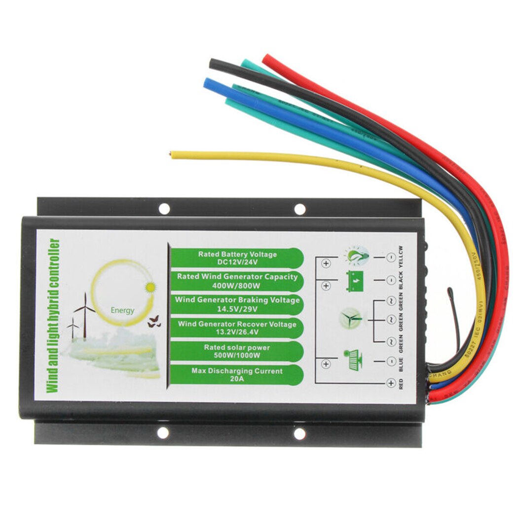 Wind Power Hybrid Controller 12V/24V 1000W Waterproof For Wind Turbine