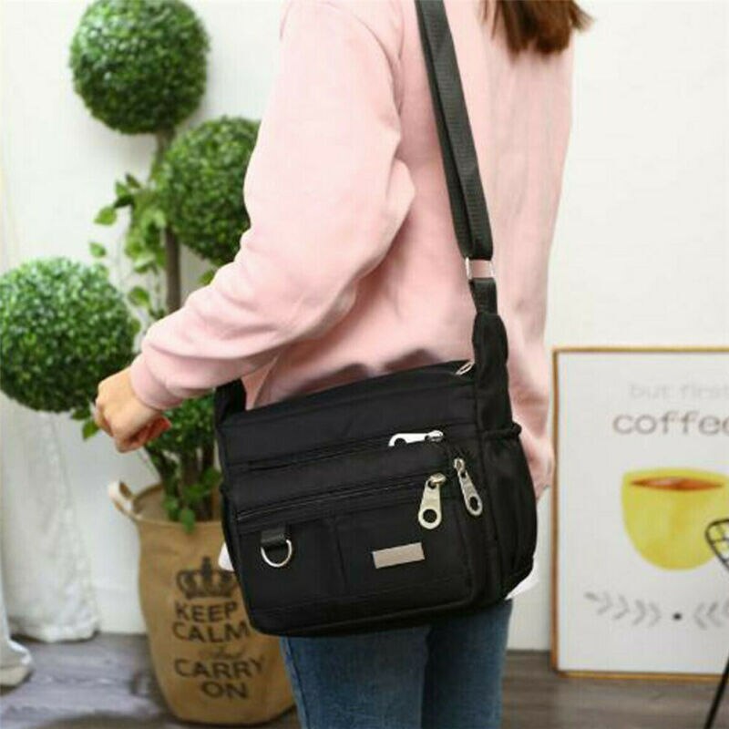 Grand sac à main multi-poches pour femmes, sacoche à bandoulière de rue