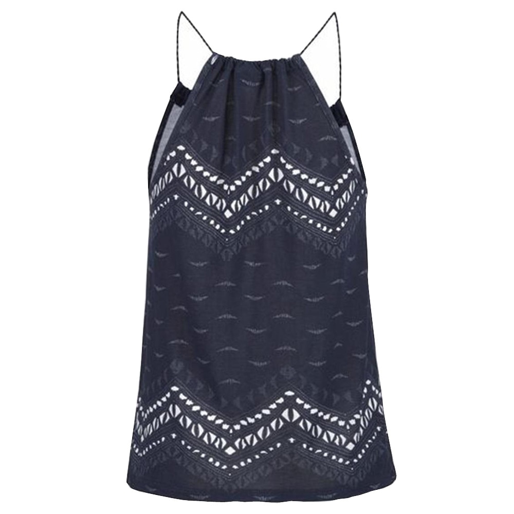 Ins casual t-shirt zomer off shoulder kwastje dames zomer losse mouwloze casual tank t-shirt tops vest