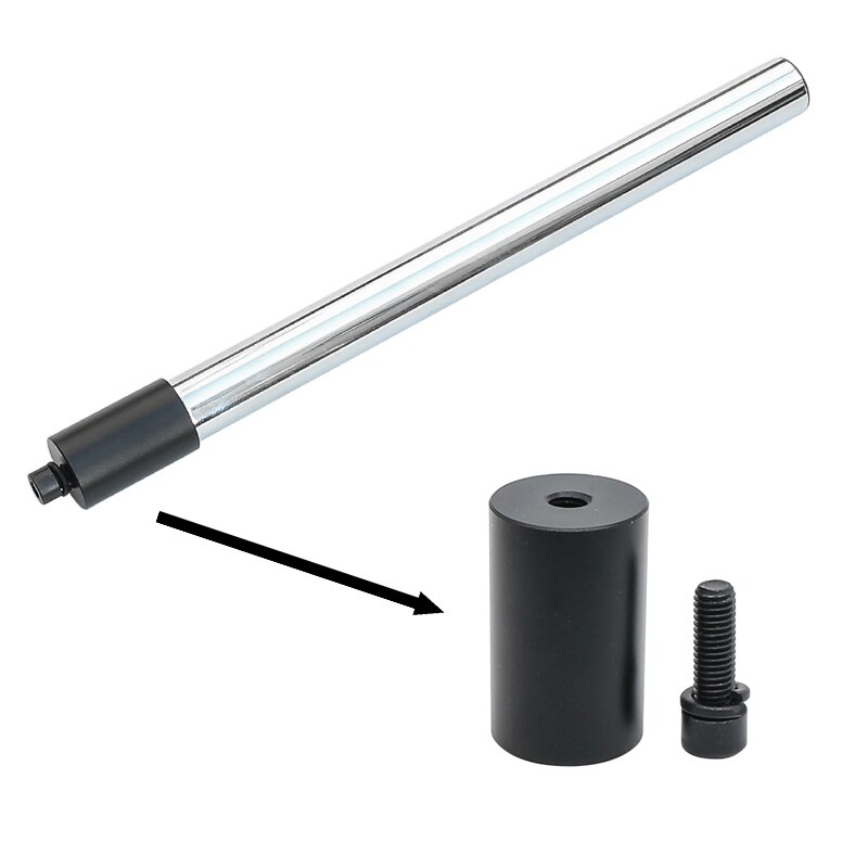 Diameter 25mm Microscope Upright Post Pole Pillar Height 330mm All-metal Microscope Column for Industrial Microscope