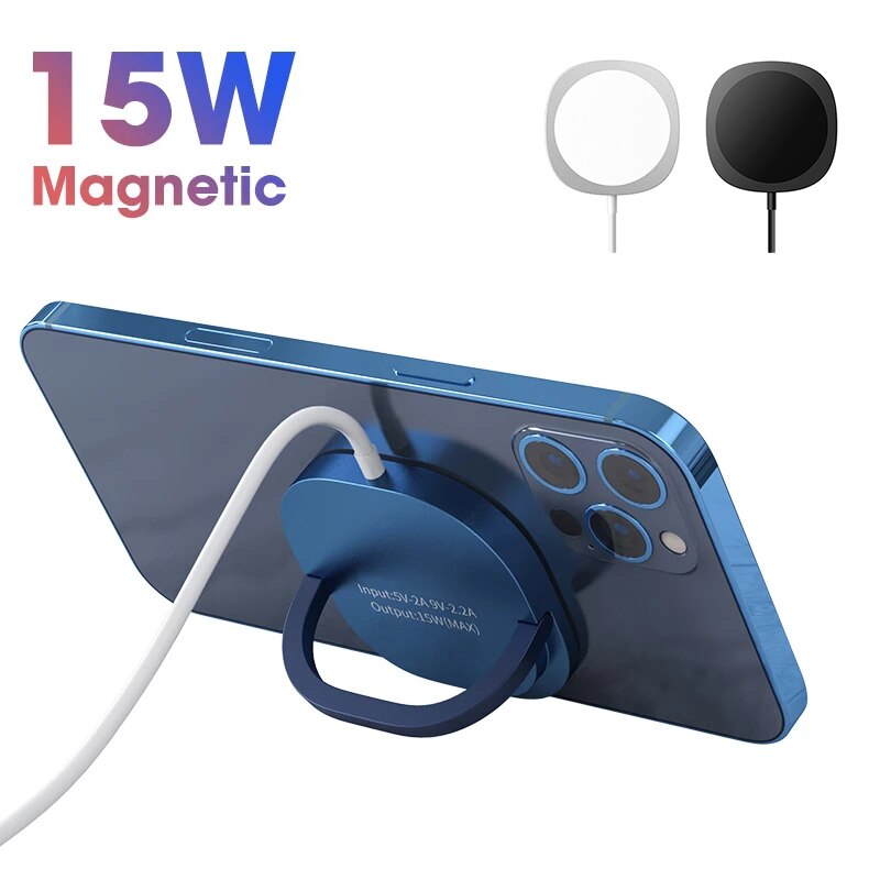 Ring Draadloze Opladen Ondersteuning Draadloze Opladen Van Mobiele Telefoons 15W Fast Charger Plug Voor Type-C Quick Lading plug Draagbare