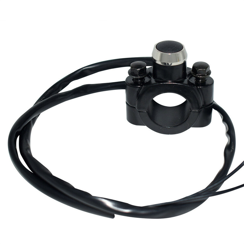 Engine Stop Start Kill Switch Button CNC Billet Headlight Spotlight Flameout Horn 22mm Handle For Motorcycle ATV Dirt Snowmobile
