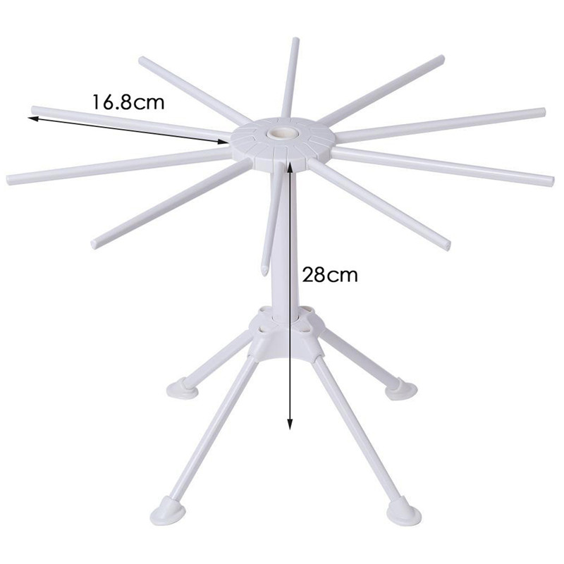 VOGVIGO, tendedero plegable para Fideos Fettuccine, tendedero para colgar Pasta espagueti EN LA Fabricante de fideos a mano, soporte para utensilios de cocina: Default Title
