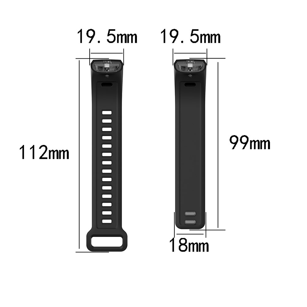 Correa de silicona suave para reloj Huawei Band 2/Band 2 Pro/ERS-B19/ERS-B29, correa de repuesto ajustable