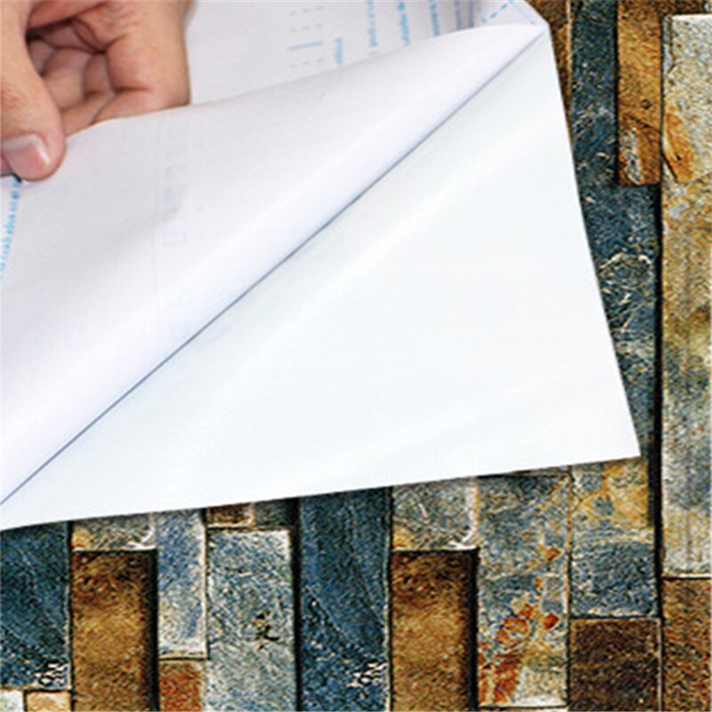 Self Adhesive Wallpaper Peel and Stick Wood Plank Vinyl Contact Paper Decorative Wall living room renovation sticker Wallpaper