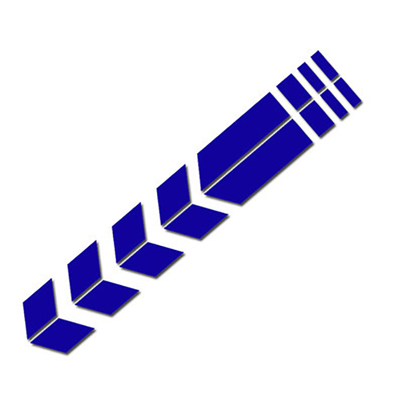 Universal- Motorrad reflektierende Aufkleber Auto Motorrad Rolle Pfeil Streifen KotflüGel Aufkleber wasserdichte warnen dekoration: Elfenbein