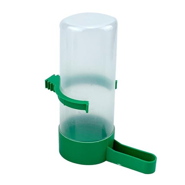 1pcs Bird Water Drinker Feeder Automatic Drinking Fountain Pet Parrot Cage Bottle Drinking Cup Bowls Pet Bird Supplies Dispenser: Water 150ml