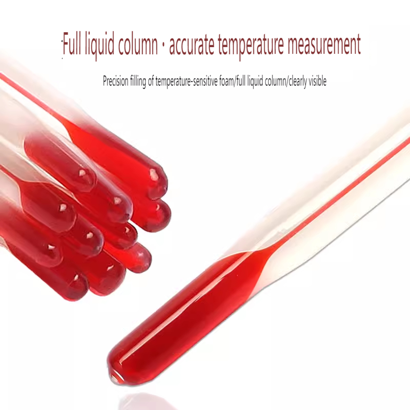 10PCS Alcohol red liquid glass thermometer red water thermometer glass rod thermometer industrial experiment chemical