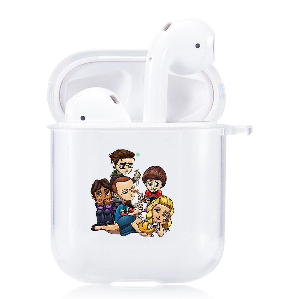 Grappige tv-serie de oerknaltheorie hoesje voor airpods 2 hoesje bluetooth siliconen oplaaddoosje funda voor airpods 2 hoesje airpods 12: 1503004