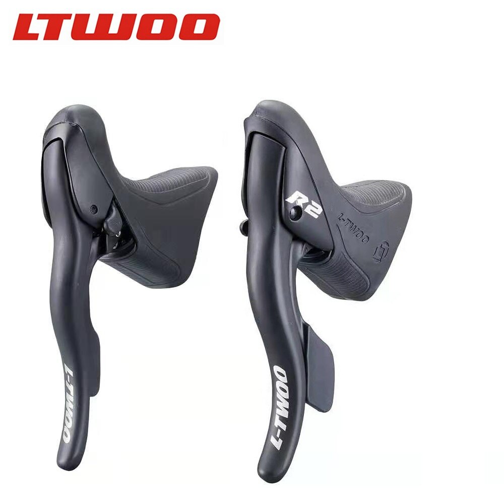 LTWOO R2/R3/R5/R7/R9 14/16/18/20/22 speed Road Bike Shifters Lever Brake Road Bicycle Compatible for Shimano Derailleur: R2 2X7 speed