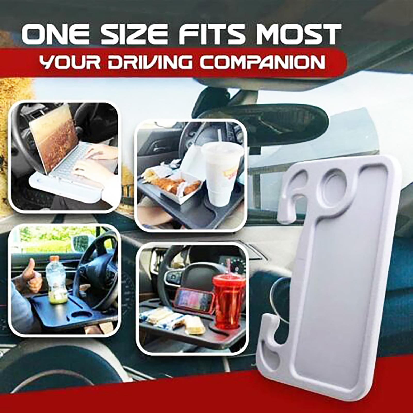 SALES！！ Car Steering Wheel Desk Multifunctional Portable Vehicle Main Driver Seat Table
