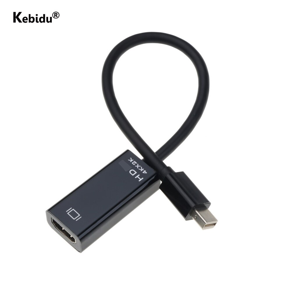 Mini DisplayPort to HDMI-compatible Adapter 4K Mini DP Cable Thunderbolt 2 Converter for MacBook Air Surface Pro 4 Thunderbolt