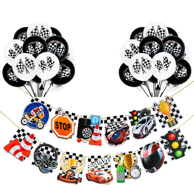 Boy Story Geburtstag Dekoration Set - Ballon Girlande & Banner Für Fotohintergrund