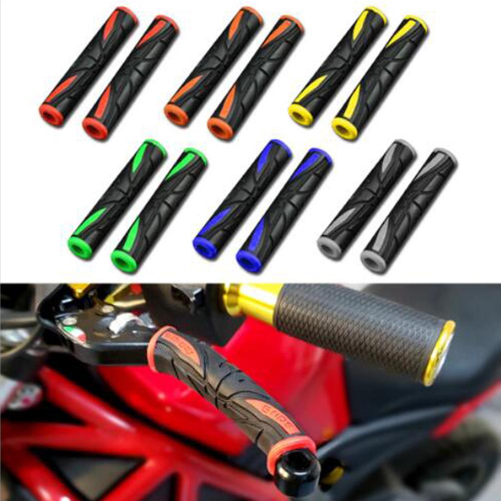 2 unids/par palanca de embrague y freno de goma ambiental, cubierta de moto, empuñaduras de manillar para empuñadura de motocicleta, protector, accesorios de ciclismo