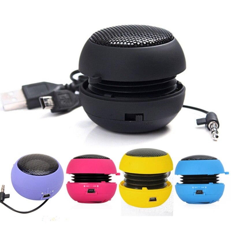 Leuke Draagbare Mini Speaker Hamburger Mini Speaker 3.5Mm Wired Draagbare Luidsprekers A1912-06