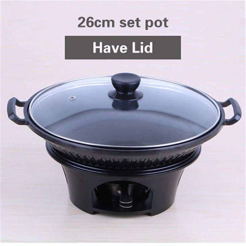Little pot Japanese dry pot for restaurant Seafood pot pots for cooking Dry pot Restaurant special pot Non stick alcohol pot
